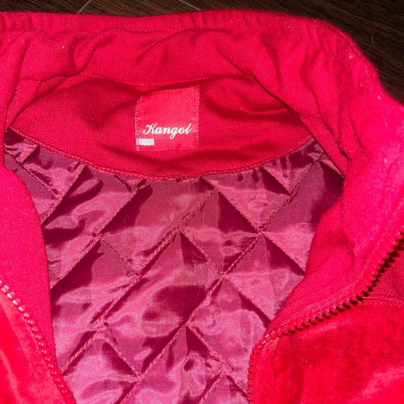 Kangol Vibrant Red Quilted Jacket - Picture 2 of 2